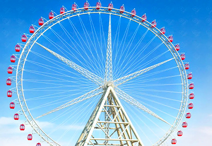 Large Ferris Wheel-Coastal and Scenic Spots Leveraging the Landscape